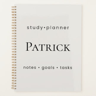 Personalized Study Planner Aesthetic StudentWeekly Planer