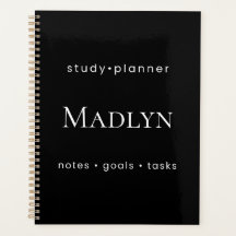 Personalized Study  Weekly Planner 