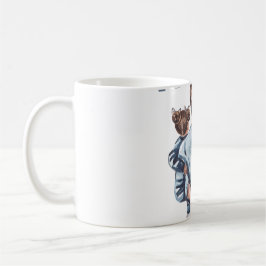 Personalized Super Mom with Son and Daughter Gift Kaffeetasse