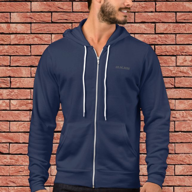 personalized sweatshirt with date casual  (Von Creator hochgeladen)
