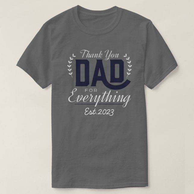 Personalized T-shirt for dad with children's names (Design vorne)