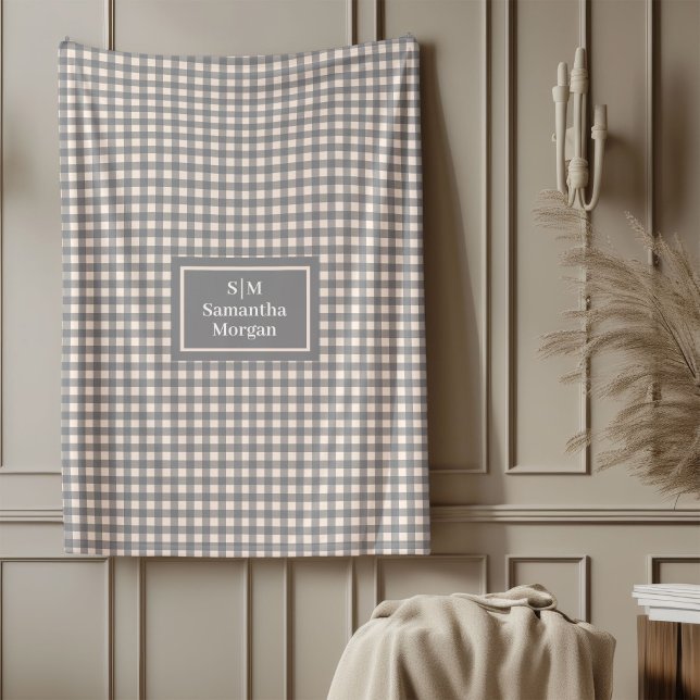 Personalized Tartan Blanket Trendy Colors Accent Fleecedecke (Personalized Tartan Blanket Trendy Colors Accent)