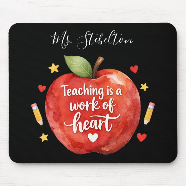 Personalized Teacher Appreciation Mouse Pad Mousepad (Vorne)