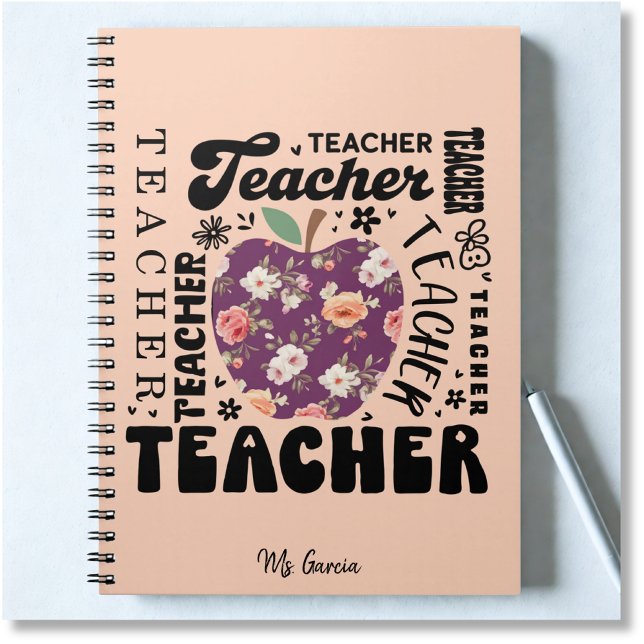 Personalized Teacher Notebook Notizblock (Von Creator hochgeladen)