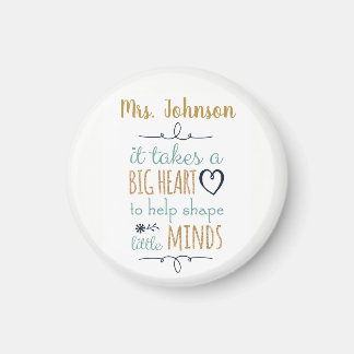 Personalized Teacher Quote Gift Magnet