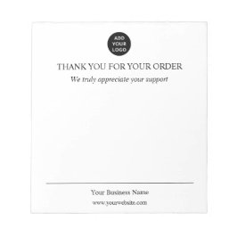 Personalized Thank You Business Notizblock