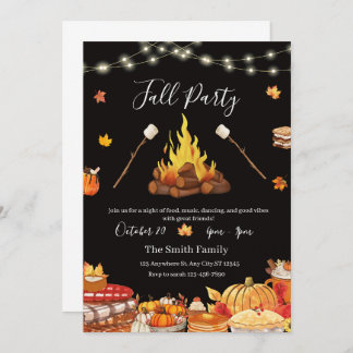 Personalized Thanksgiving dinner invitation Einladung