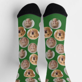 Personalized Three-Photo Face Socks | Custom Gift Socken