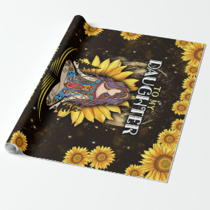 Personalized To My Daughter, Love From Mom Geschenkpapier