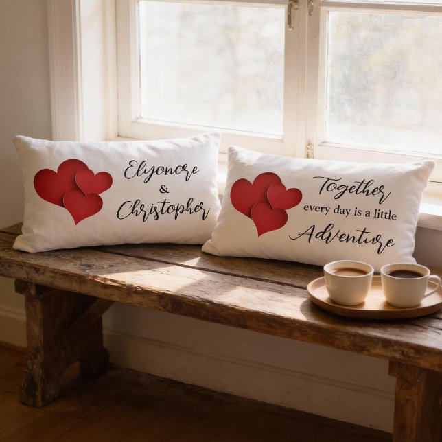 Personalized Together Every Day Adventure Quote  Lendenkissen (Von Creator hochgeladen)