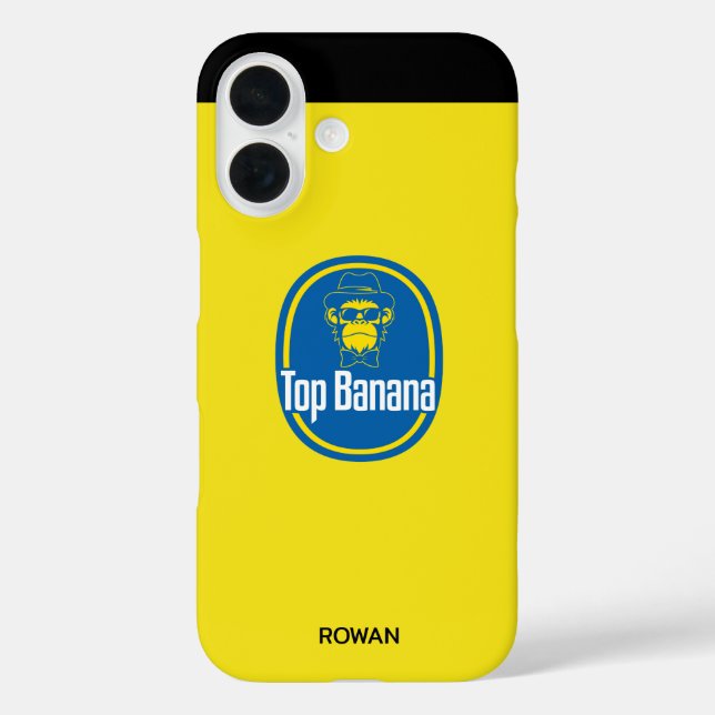 Personalized Top Banana Case-Mate iPhone Case (Rückseite)