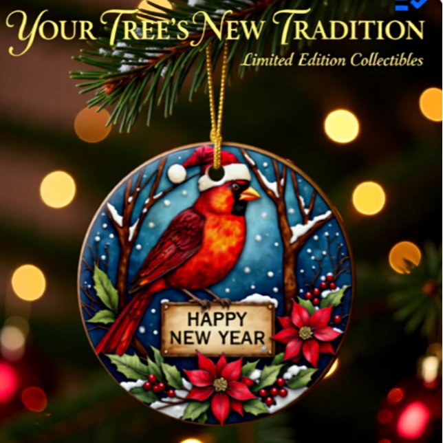 Personalized Two-Sided Cardinal Ornament  (Von Creator hochgeladen)