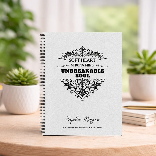 Personalized Unbreakable Soul Spiral Notebook Notizbuch (Von Creator hochgeladen)