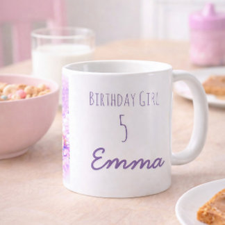 Personalized Unicorn Birthday Girl Mug Unicorn🦄 Kaffeetasse