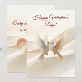 Personalized Valentine Card – Romantic Love Greeti Feiertagskarte