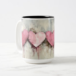 Personalized Valentine Coffee Mug, Custom Valentin Zweifarbige Tasse