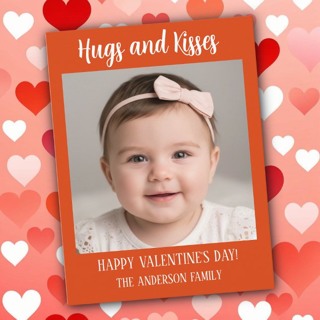 Personalized Valentine Photo Postcard Postkarte (Von Creator hochgeladen)