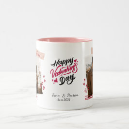 Personalized Valentine’s Day Mug | Custom Photo Zweifarbige Tasse