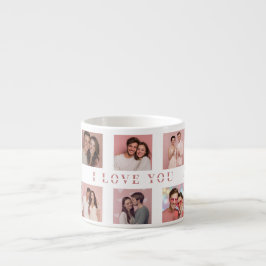 Personalized Valentine's Day Espresso Mug Photos Espressotasse