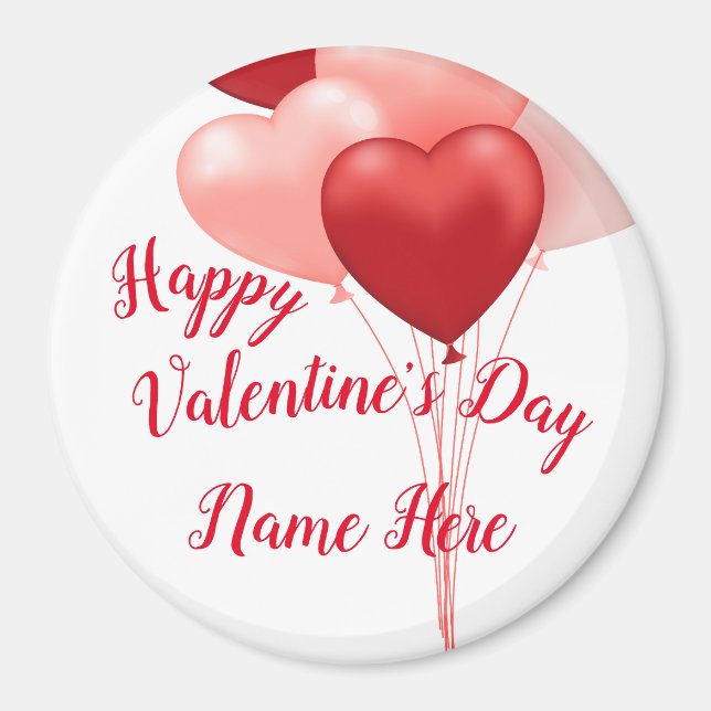 Personalized Valentine's Day Magnet Gmall Gift (Vorne)