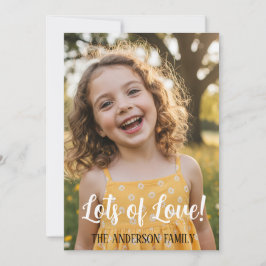 Personalized Valentines Day Photo Karte