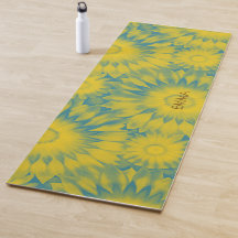 Personalized Vibrant Sunflower Tie-Dye Art