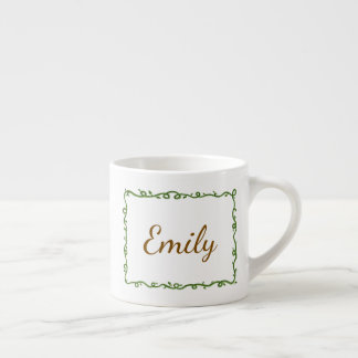 Personalized Vine Espressotasse