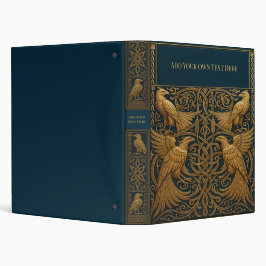 Personalized Vintage Art Nouveau 3-Ring Binder 2,5 Cm Ordner