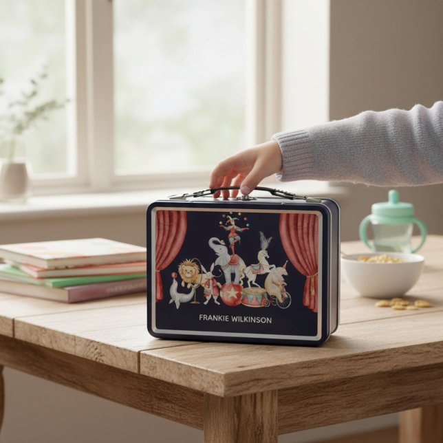 personalized Vintage Circus Performers Lunchbox (Von Creator hochgeladen)