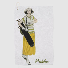Personalized Vintage Fashion Golf Towel Golfhandtuch