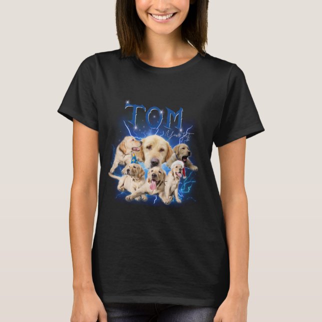 Personalized Vintage Pet T-shirt (Vorderseite)