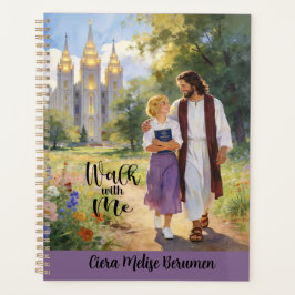 Personalized 'Walk with Me' Christian LDS Planner4 Planer