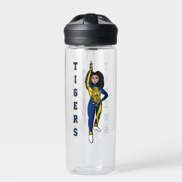 Personalized Water Bottle Gold Tiger 2 Trinkflasche