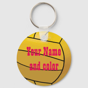 Personalized Water Polo Key Chain Schlüsselanhänger
