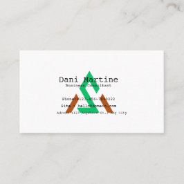 Personalized Watercolor Modern Business Card Visitenkarte