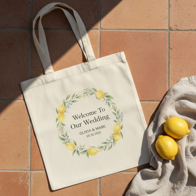  Personalized Wedding Welcome Tote Bag for Guests Tragetasche (Von Creator hochgeladen)