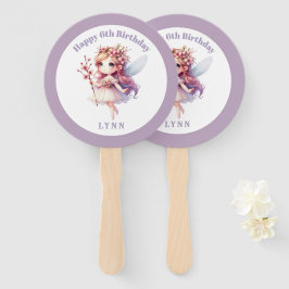 Personalized Whimsical Floral Fairy  Fächer