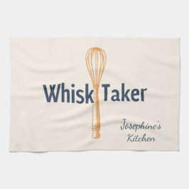 Personalized Whisk Taker Funny Baking Cute Elegant Geschirrtuch