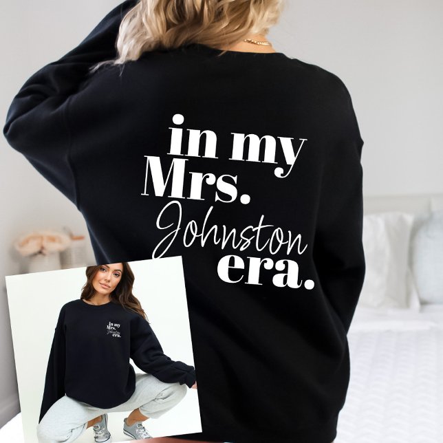 Personalized Wife Era Bride Honeymoon Trendy Cool Sweatshirt (Von Creator hochgeladen)