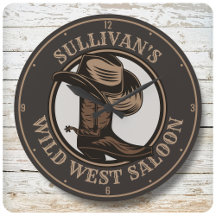 Personalized Wild West Saloon Western Cowboy Boots