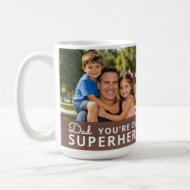 Personalized with 2 Photos and Text Kaffeetasse (Links)