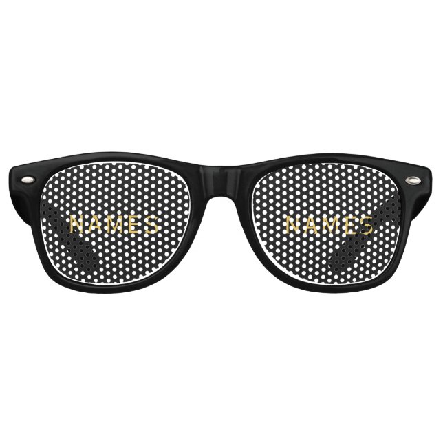 Personalized With Last Name or Nickname on Them Partybrille (Vorderseite)