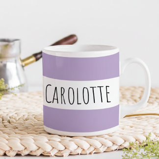 Personalized With Name Custom Lilac Kaffeetasse