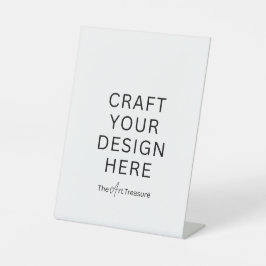 Personalized with Your Design, Logo, Message  Sockelschild