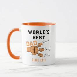 Personalized WORLD'S BEST Dad | Father’s Day Tasse