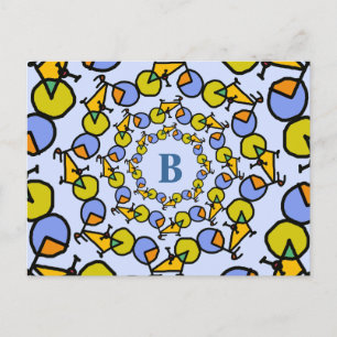 personalized write about bicycles postkarte