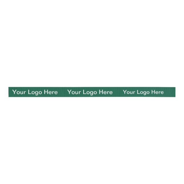 Personalized Your Logo Here Simple Stylish Modern  Ripsband (Vorderseite)