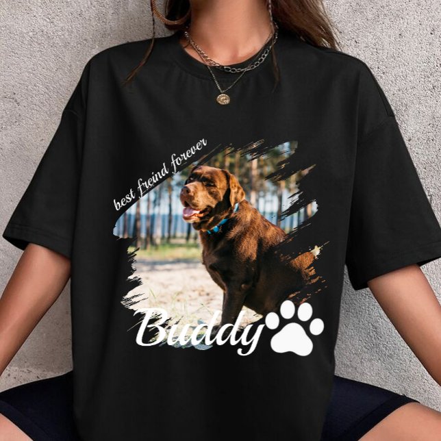 personalized your own Name and Photo custom dog  T-Shirt (Von Creator hochgeladen)
