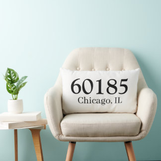Personalized Zip Code housewarming present         Lendenkissen