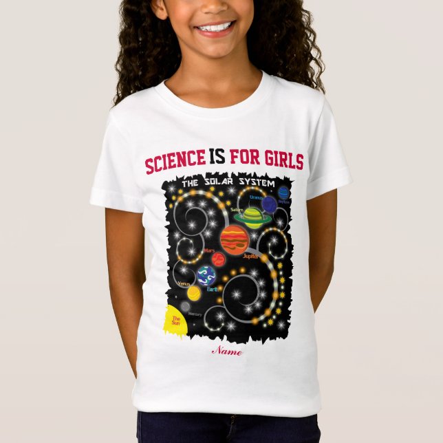 PersonalizedScience IST für Mädchen, das T-Shirt (Vorderseite)